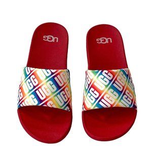 UGG Little Kid's & Kid's Logo Pool Slides